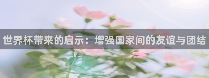 世界杯 2026:世界杯带来的启示:增强国家间的友谊与团结
