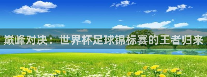 世界杯预选赛欧洲赛区赛程:巅峰对决:世界杯足球锦标赛的王者归来